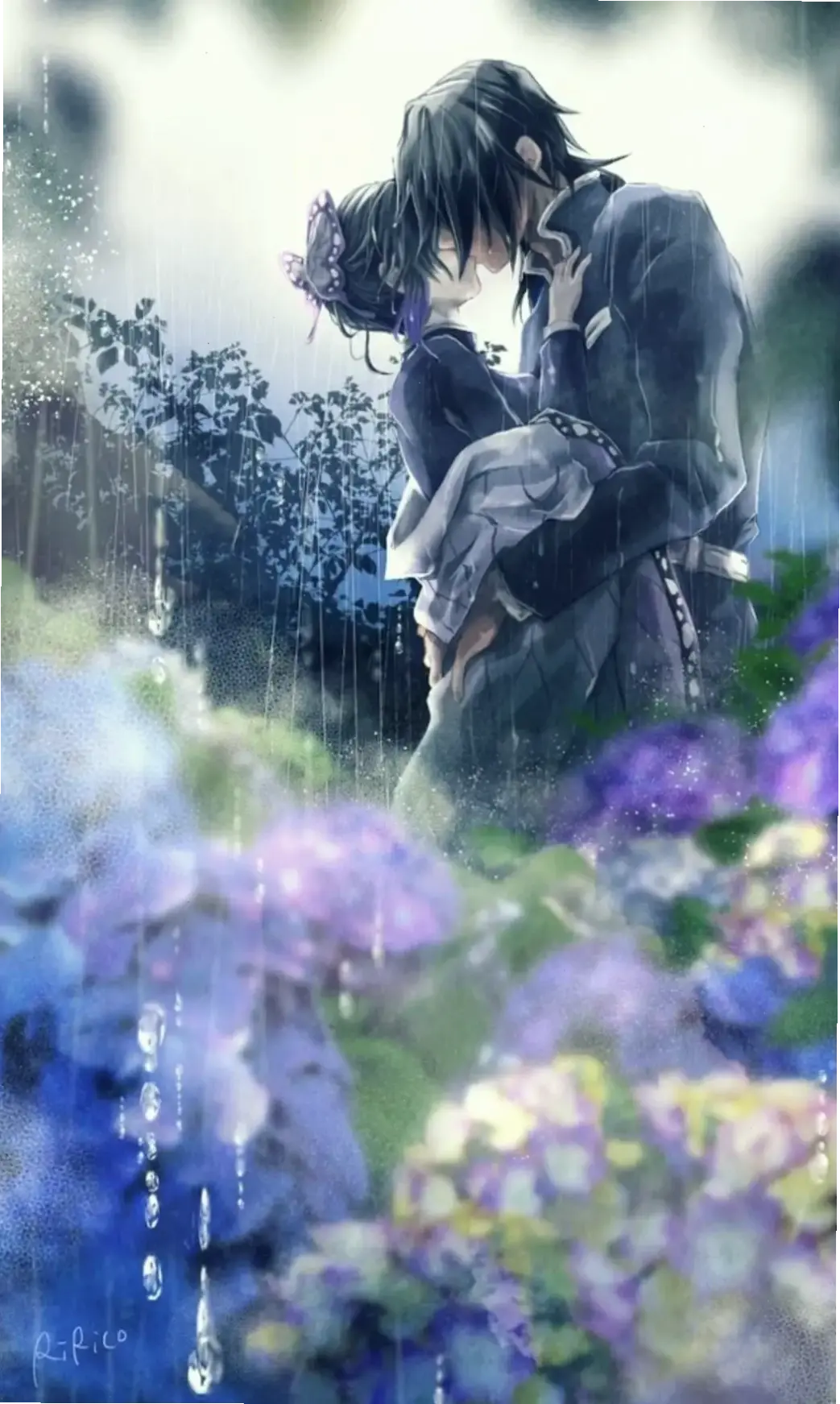 Giyuu x Shinobu: Tình yêu lặng lẽ giữa hai anh hùng, với những tình tiết cảm động và hành động gay cấn!