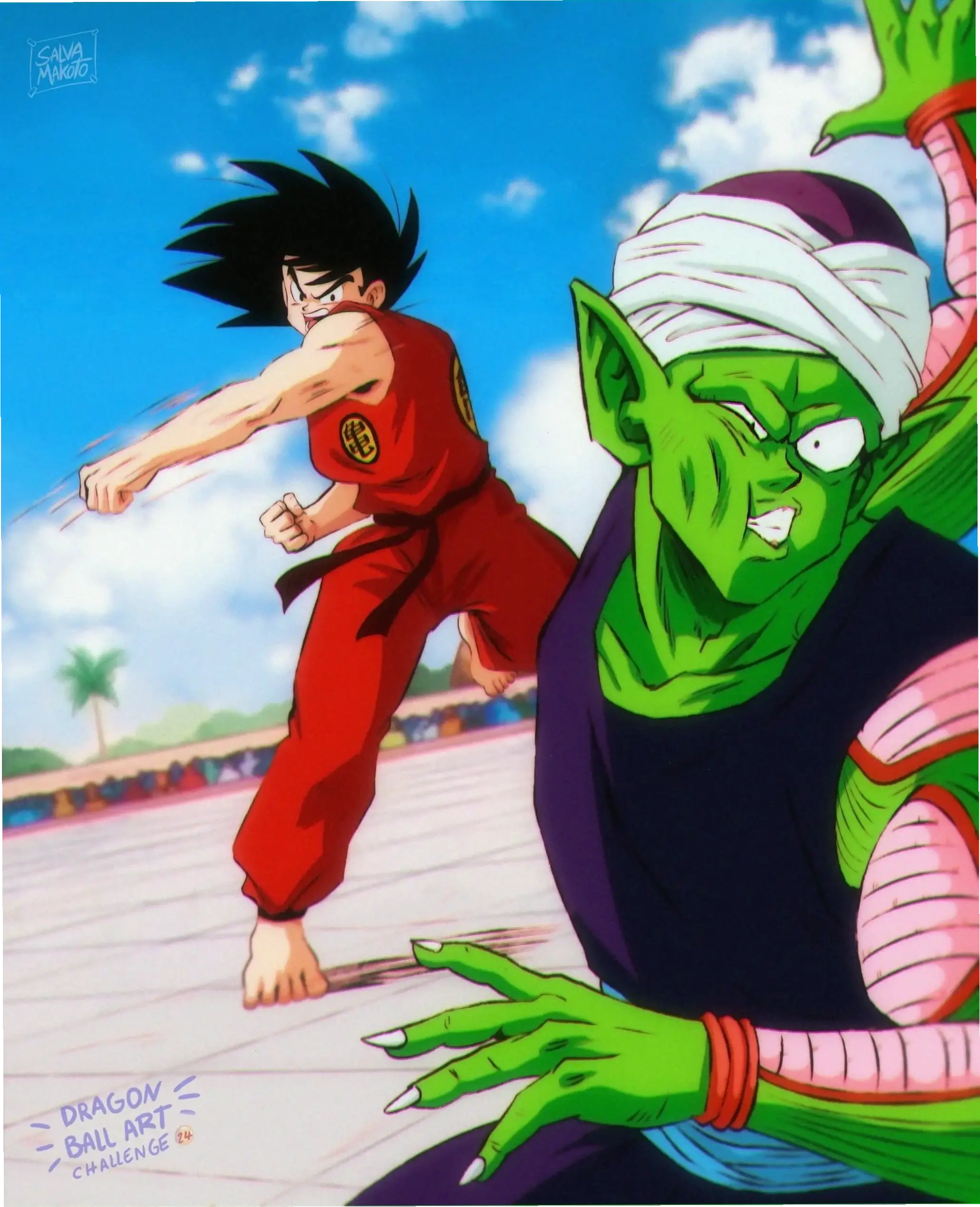 Goku vs Piccolo: Trận đấu đỉnh cao quyết định số phận vũ trụ, một trong những khoảnh khắc kinh điển!