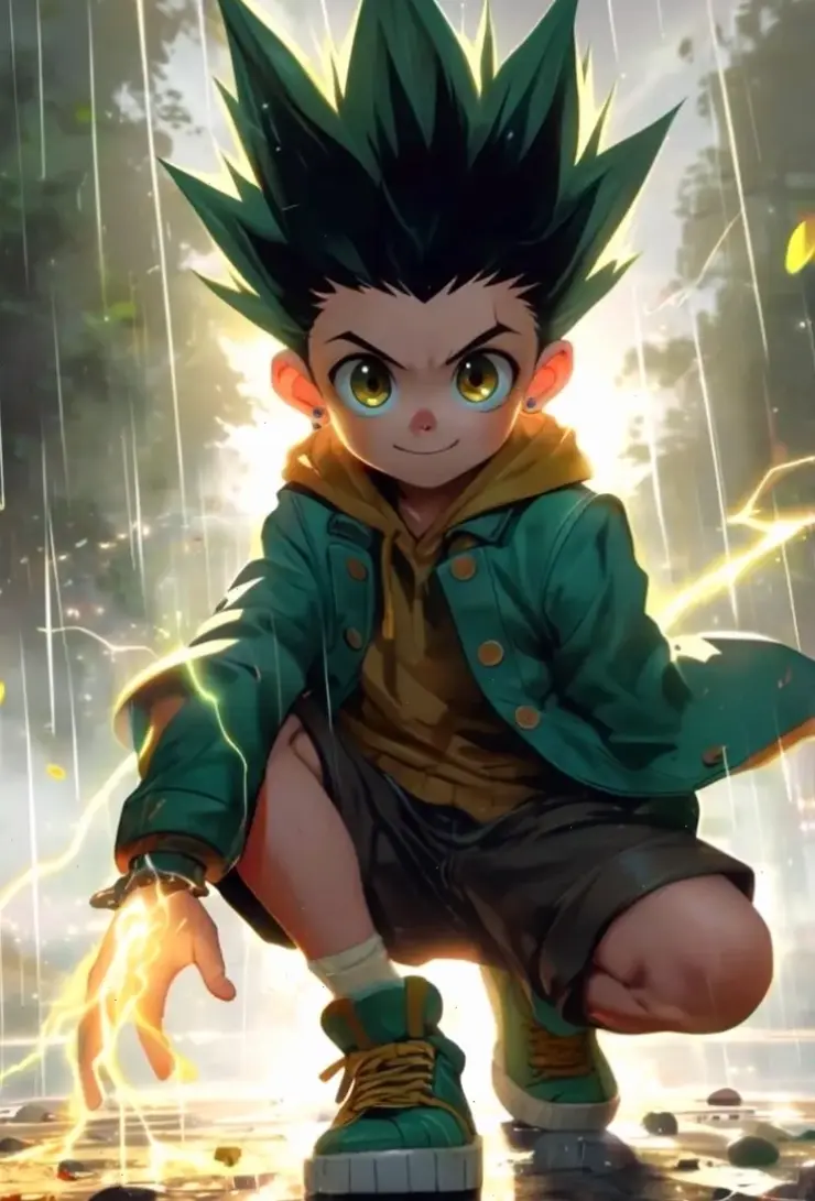 Gon Freecss sinh ra tại hòn đảo Whale, nơi cậu lớn lên với cuộc sống giản dị trước hành trình trở thành Hunter.