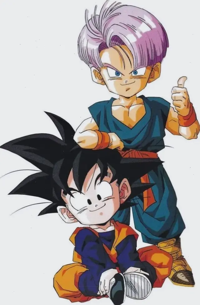 Goten and Trunks: Hai cậu bé Saiyan với tình bạn khăng khít, cùng nhau luyện tập và chiến đấu trong Dragon Ball. Câu chuyện vui tươi!