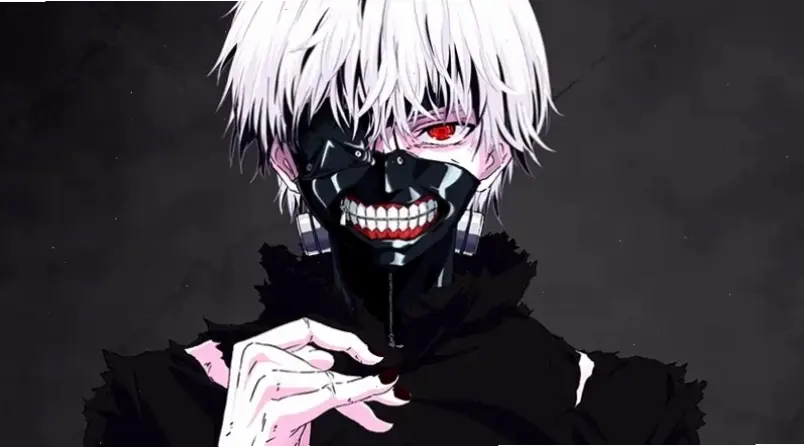Hình ảnh Kaneki Ken ngầu với vẻ ngoài lạnh lùng và sức mạnh ghoul, thu hút mọi ánh nhìn.