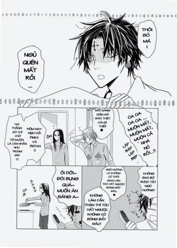 Hisoka x Illumi truyện tranh: Đọc doujinshi về cặp đôi này, đầy sáng tạo và thú vị.