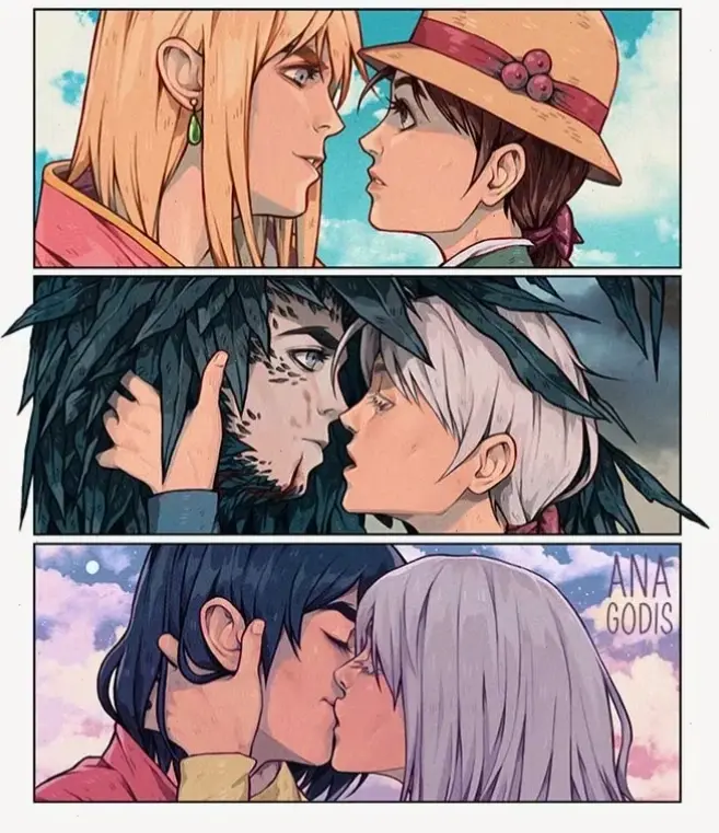 Howl x Sophie comics: Bộ truyện tranh hấp dẫn về tình yêu và phép thuật của Howl và Sophie.