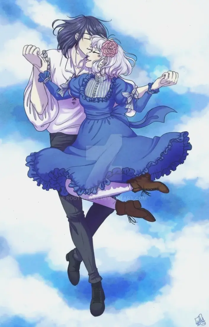 Howl x Sophie, mối tình lãng mạn và phép thuật, lấy cảm hứng từ phim Ghibli.