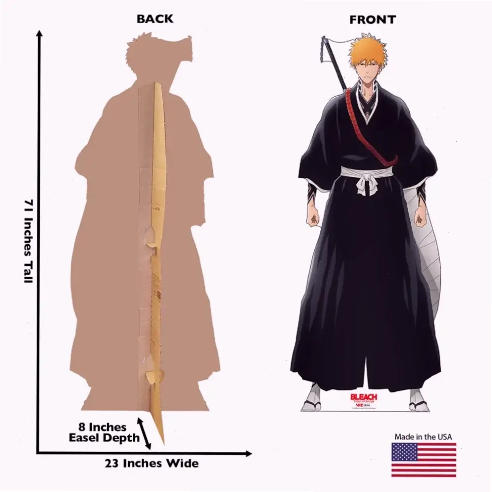 Ichigo Height: Chiều cao của Ichigo Kurosaki là 174 cm, phù hợp với vai trò chiến binh dũng mãnh!