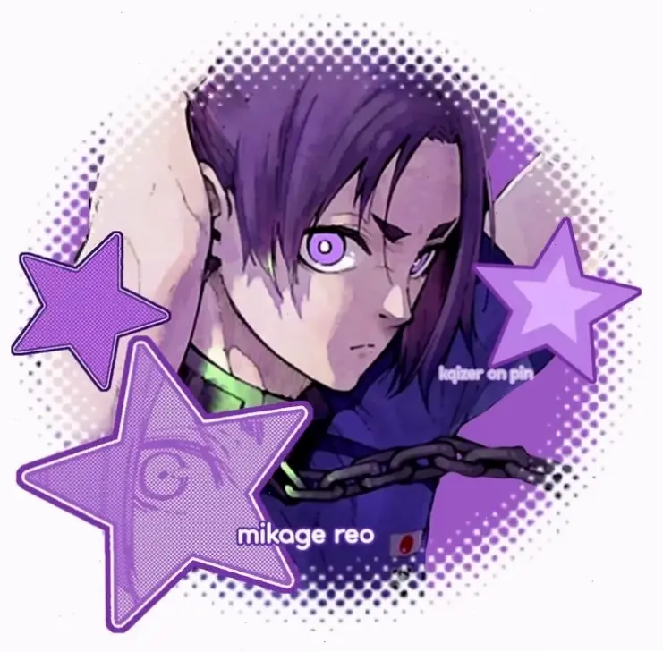 Icon Mikage Reo đại diện cho sự mạnh mẽ và tài năng, lý tưởng cho fan thể hiện niềm đam mê Blue Lock.