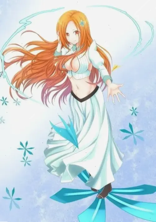 Inoue anime: Hình ảnh Orihime trong Bleach, mang đến những khoảnh khắc cảm xúc sâu lắng.