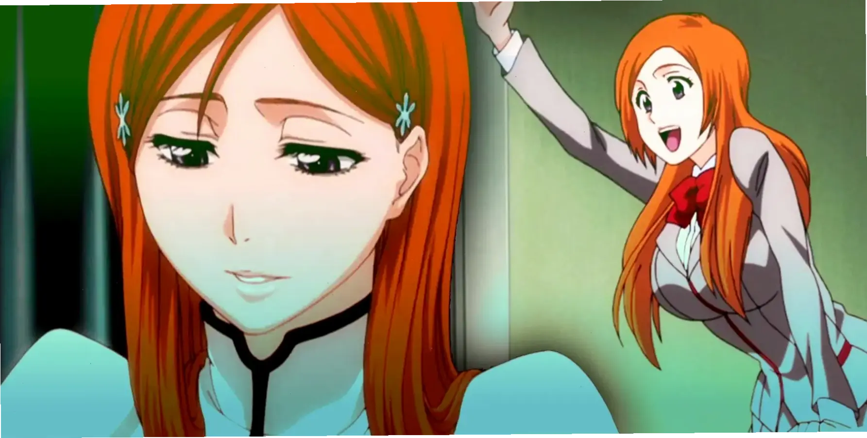 Inoue trong anime Bleach: Cô gái dễ thương, luôn sẵn sàng hy sinh vì bạn bè thân thiết.