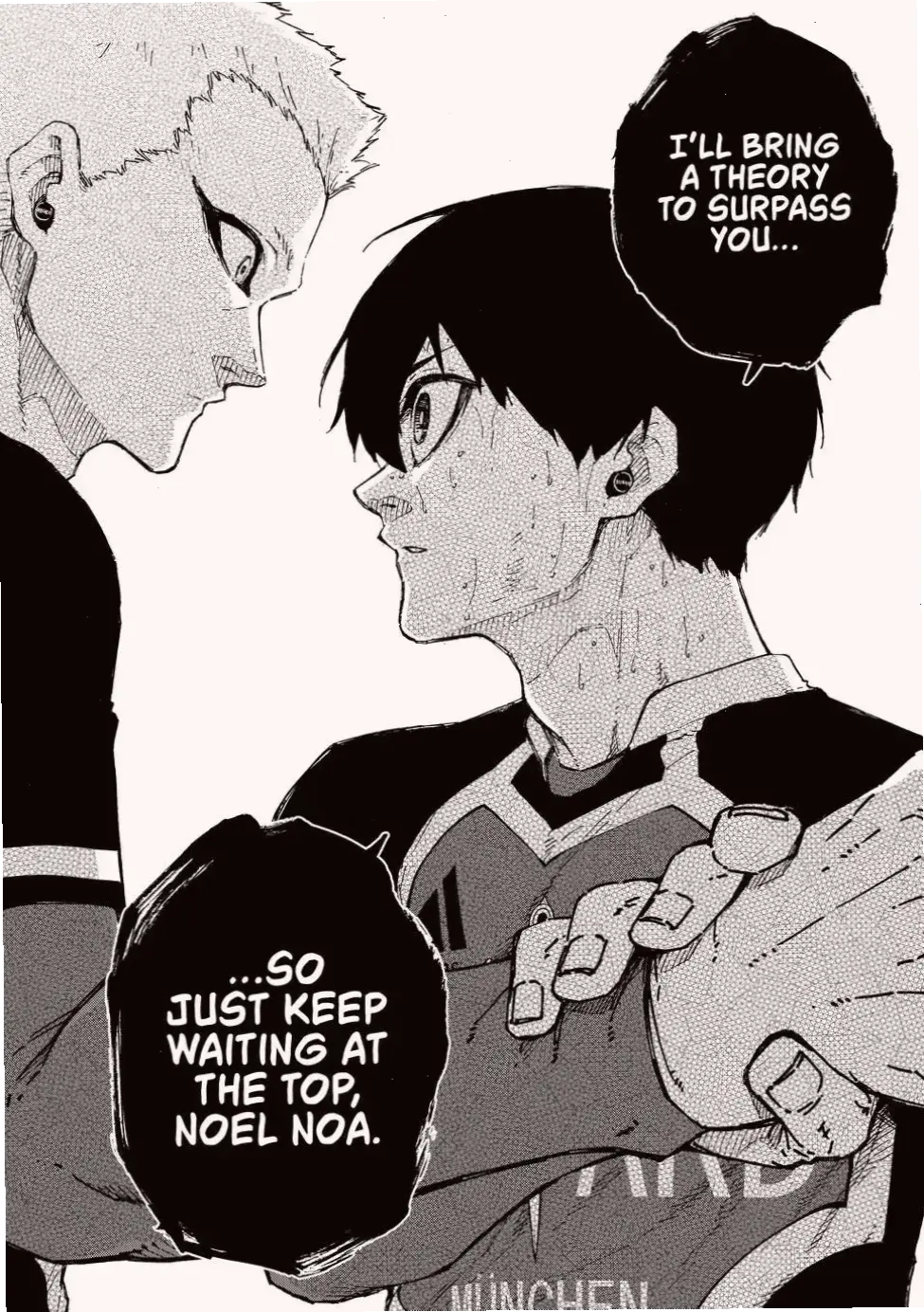 Isagi vs Noel Noa: Trận đấu đỉnh cao giữa hai tài năng, đầy kịch tính và bất ngờ trong thế giới Blue Lock.