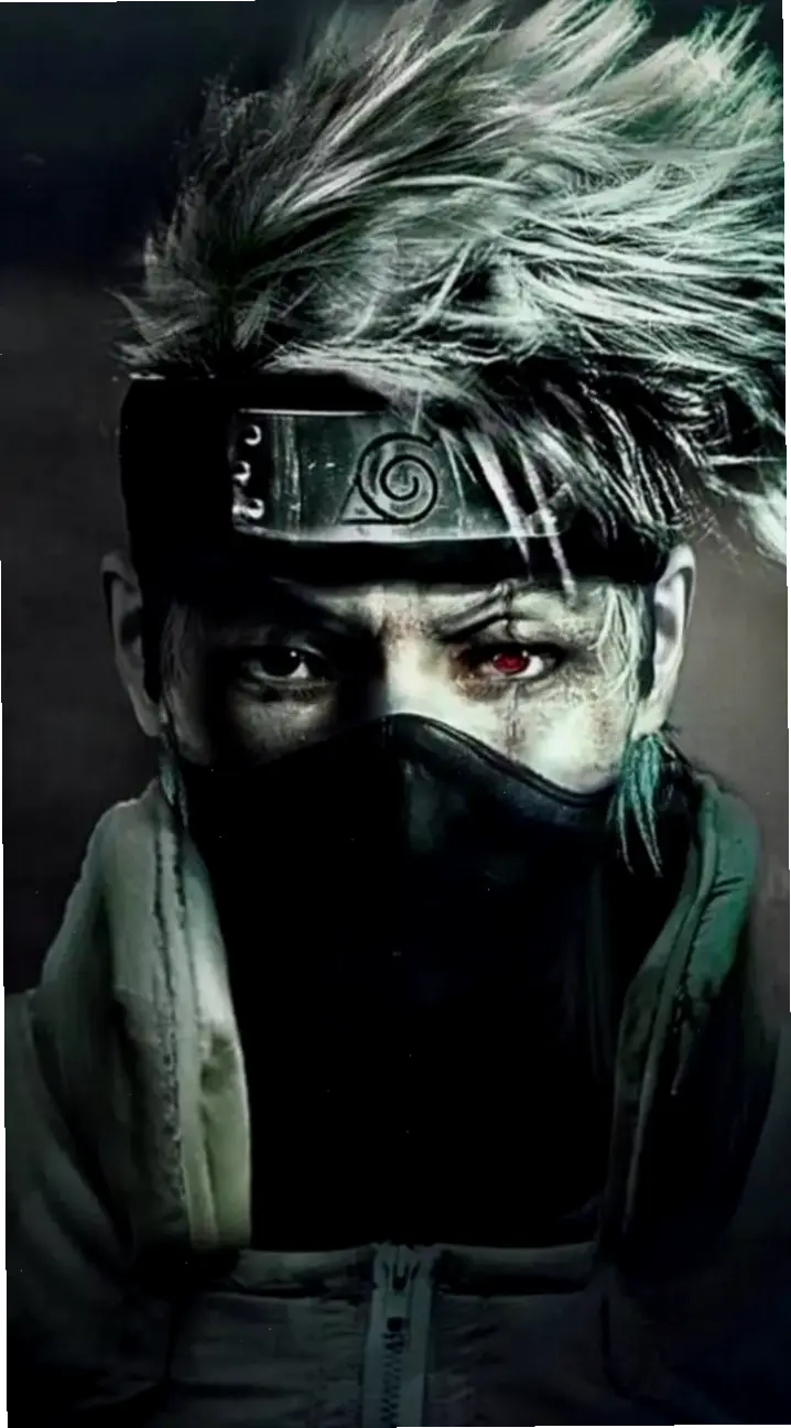 Kakashi real với hình ảnh thực tế, mang đến cảm giác gần gũi từ nhân vật anime nổi tiếng.