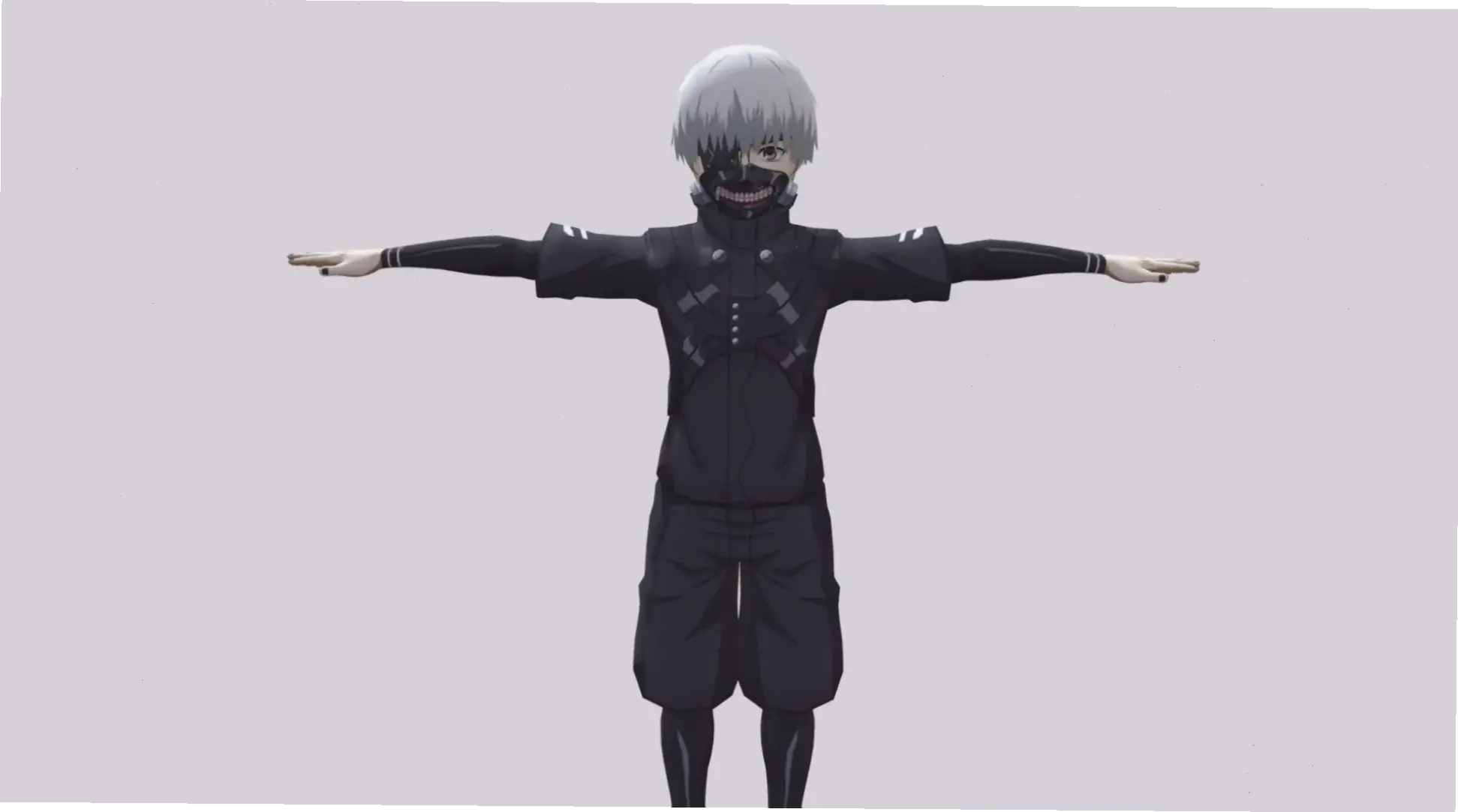 Kaneki Ken 3D: Mô hình 3D sống động, mang đến trải nghiệm chân thực về nhân vật Tokyo Ghoul.