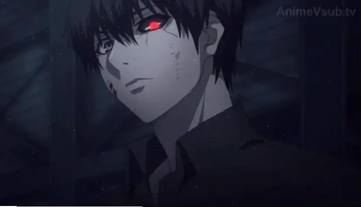 Kaneki Ken tóc đen: Phong cách huyền bí và mạnh mẽ, làm nổi bật hành trình ghoul của anh.