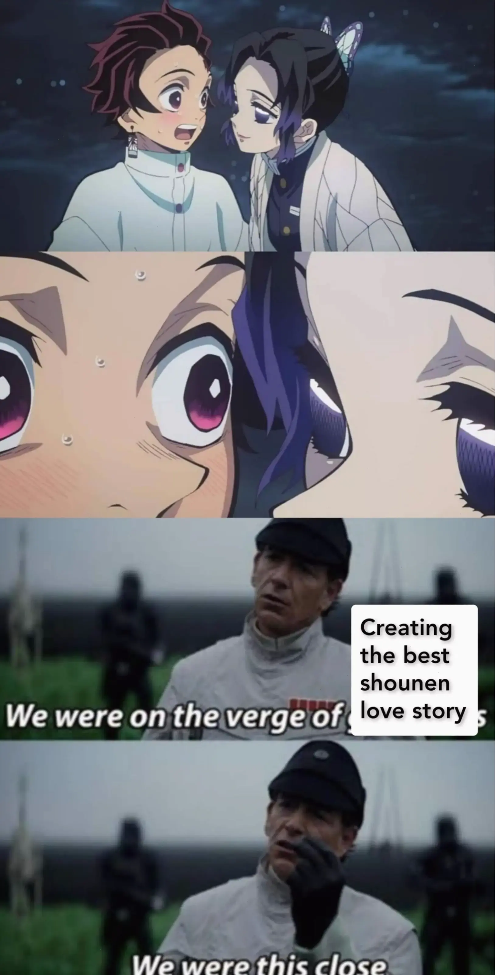 Khám phá câu chuyện tình yêu giữa Shinobu x Tan trong Demon Slayer, với những khoảnh khắc chiến đấu và cảm xúc sâu lắng, đầy bất ngờ!