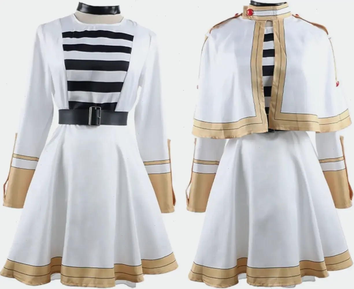 Khám phá outfit của frieren, trang phục đặc trưng của pháp sư tiễn táng với thiết kế phép thuật đầy phong cách.