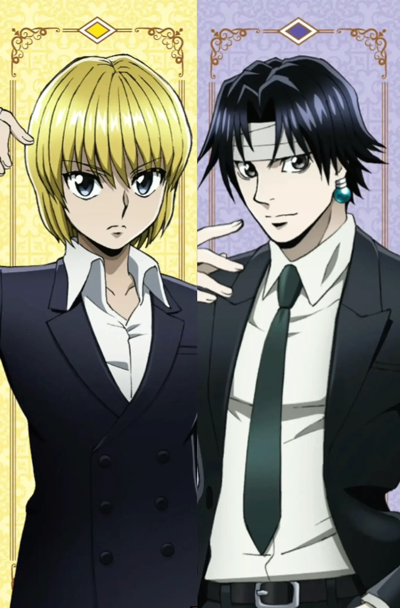 Kurapika x Chrollo: Mối quan hệ đối đầu giữa Kurapika và Chrollo trong Hunter x Hunter, một cuộc chiến đầy kịch tính.