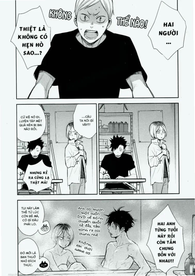 Kuroo x Kenma truyện tranh: Hình ảnh ấn tượng về mối quan hệ đặc biệt giữa hai người bạn Nekoma!