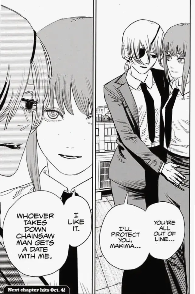 Makima x Quanxi: Mối quan hệ phức tạp giữa Makima và Quanxi, đầy căng thẳng trong Chainsaw Man!