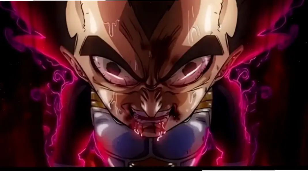 Meme Vegeta hài hước, biến hoàng tử thành biểu tượng vui nhộn trên mạng xã hội Dragon Ball.