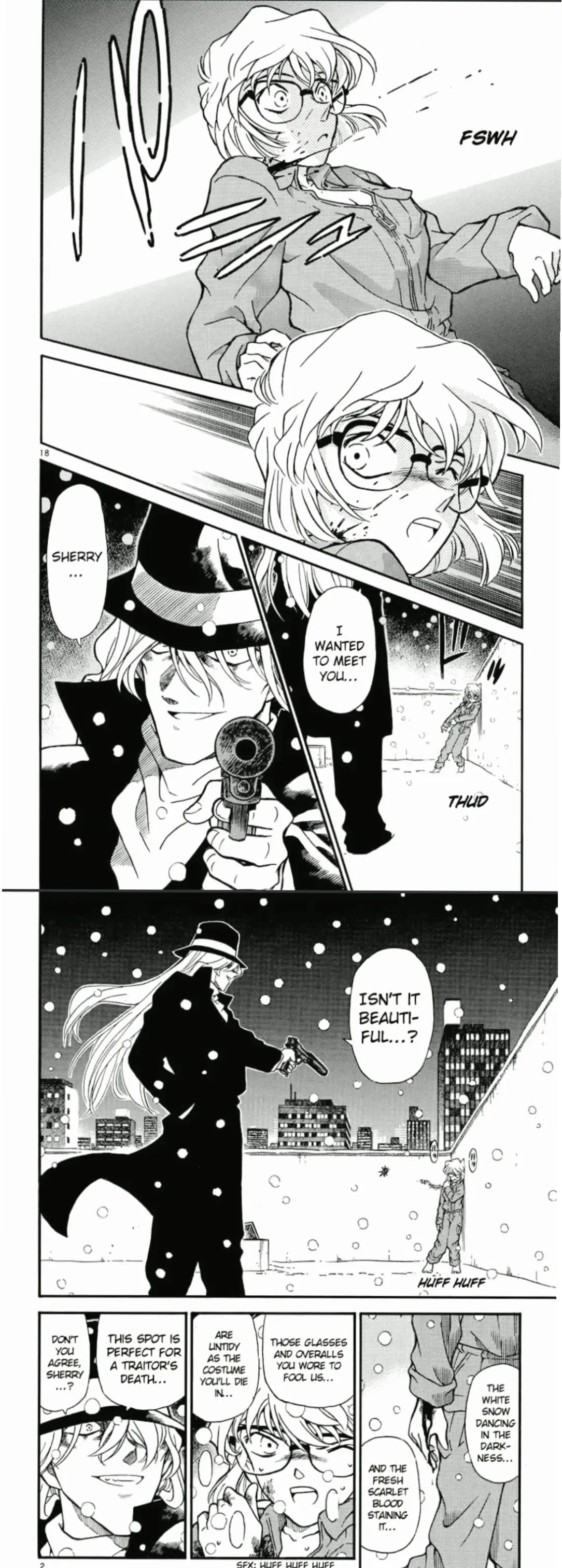 Mối liên kết phức tạp giữa Haibara và Gin, đầy nguy hiểm và bí ẩn trong tổ chức đen tối của series Conan.