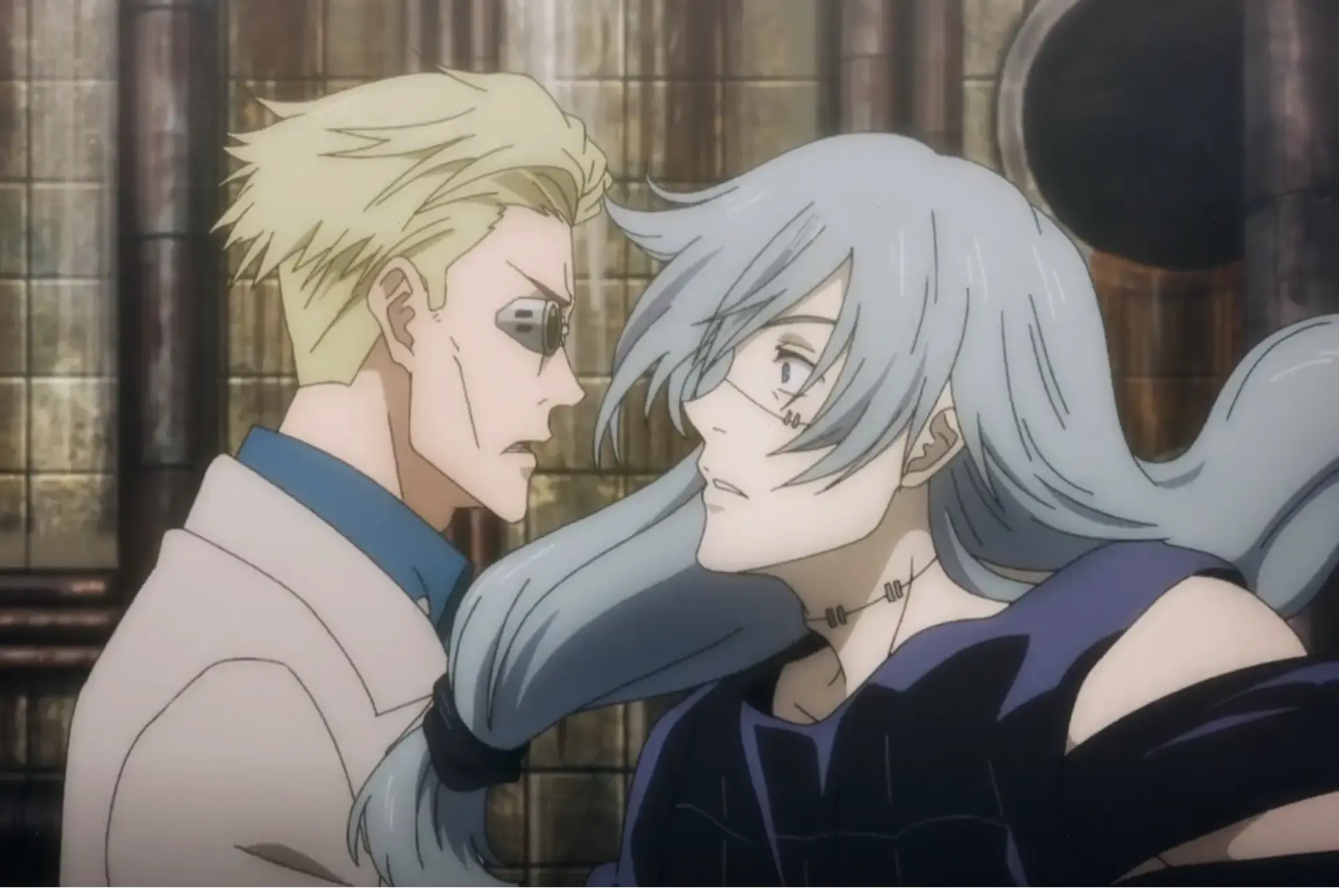 Nanami x Mahito: Cuộc đối đầu căng thẳng, sức mạnh Nanami chống lại sự tàn ác của Mahito.