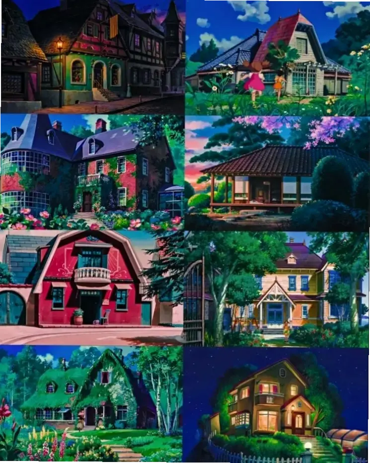 Nhà của Totoro trong Ghibli, không gian huyền bí và ấm áp, nơi Totoro sống cùng những câu chuyện thú vị!