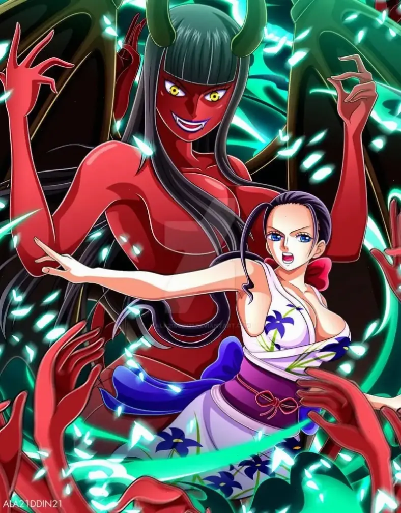 Nico Robin ngầu với khả năng summon tay từ trái ác quỷ, luôn bình tĩnh và mạnh mẽ trong các trận chiến One Piece.