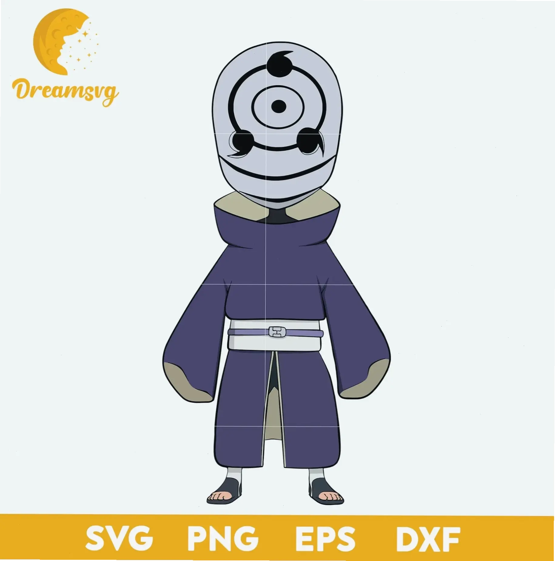 Obito Uchiha Chibi: Hình ảnh chibi ngầu lém, thể hiện Obito trong phong cách dễ thương.