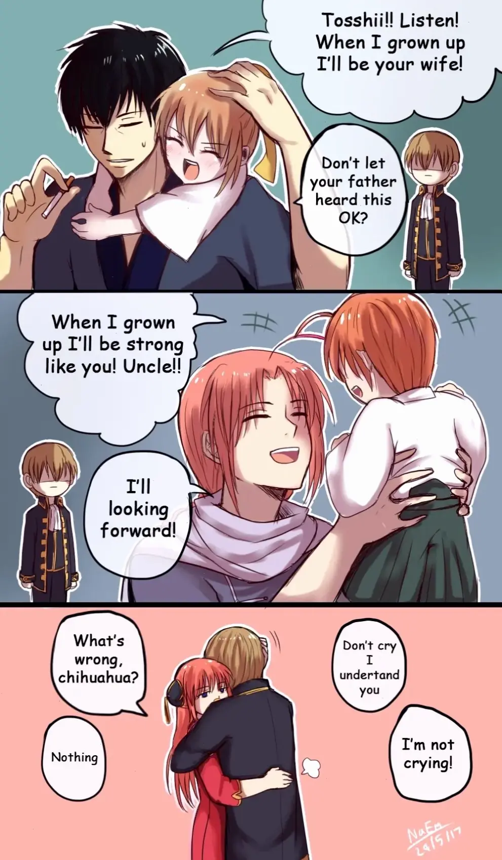 Okita x Kagura Comic: Fanart và comic sáng tạo về cặp đôi, mang lại niềm vui cho fan Gintama!
