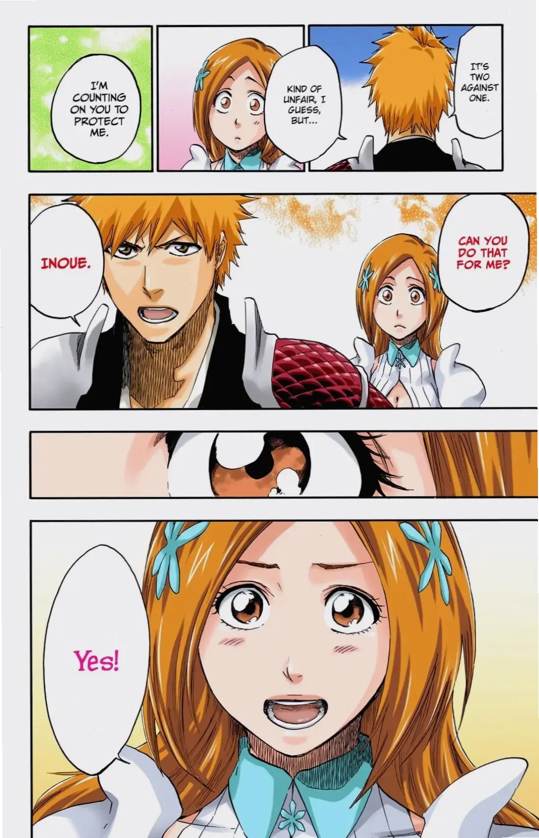 Orihime and Ichigo: Sự gắn kết trong Bleach, mang đến những phân cảnh xúc động nhất.