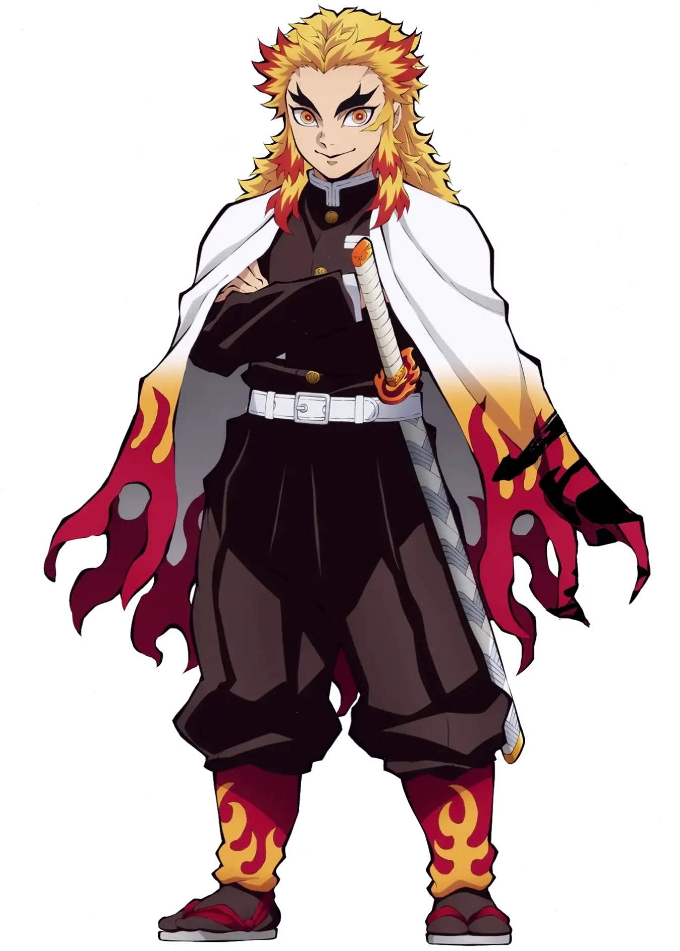 Rengoku Kyojuro – Chiến binh huyền thoại trong Kimetsu no Yaiba, mang ngọn lửa chiến đấu đầy kịch tính và truyền cảm hứng.