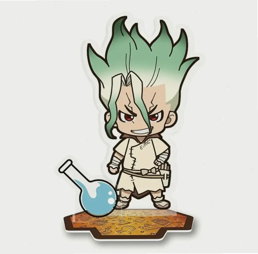 Senku Chibi: Version dễ thương hóa Senku trong fanart. Hình ảnh chibi đáng yêu khiến bạn mỉm cười!