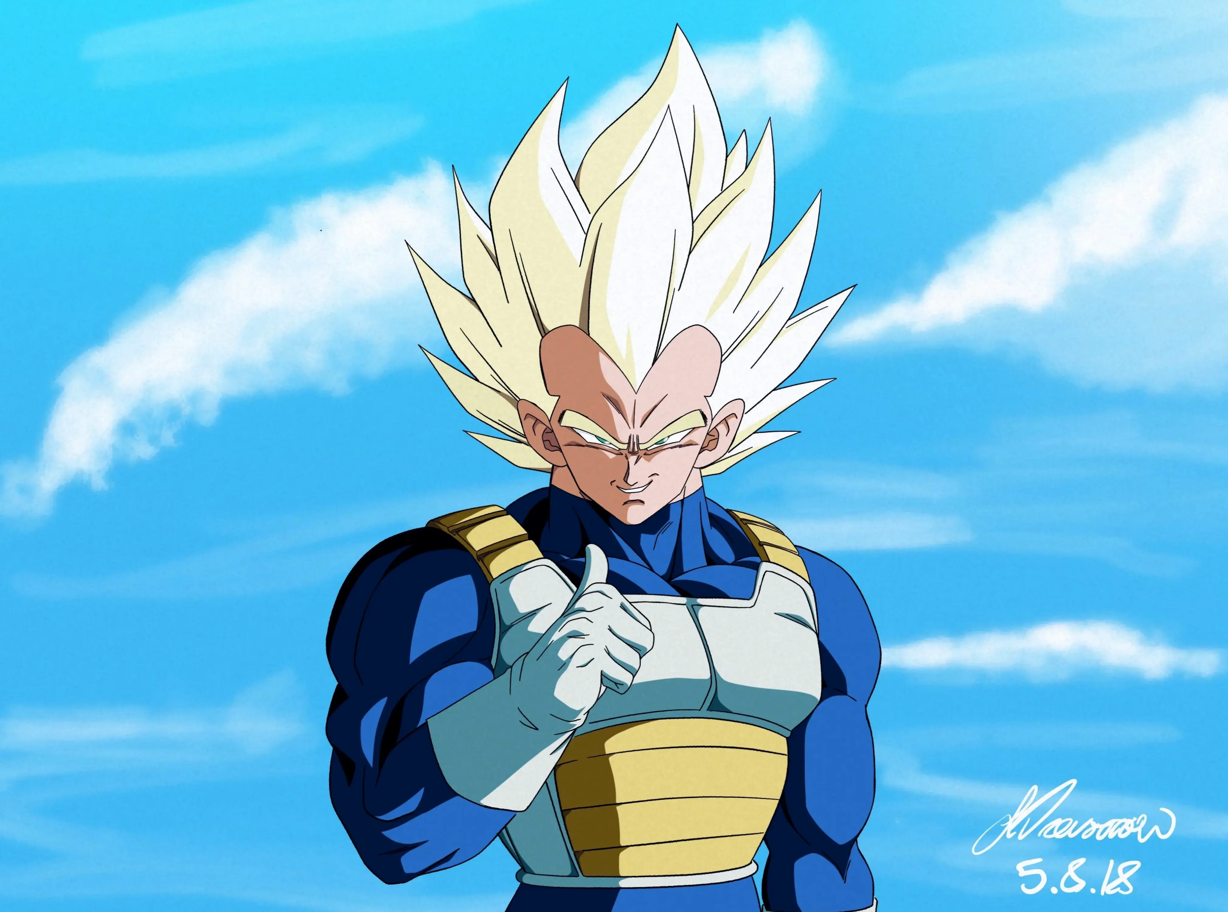 Super Vegeta với sức mạnh mới mẻ, từ series Super Dragon Ball đầy bất ngờ và kịch tính.