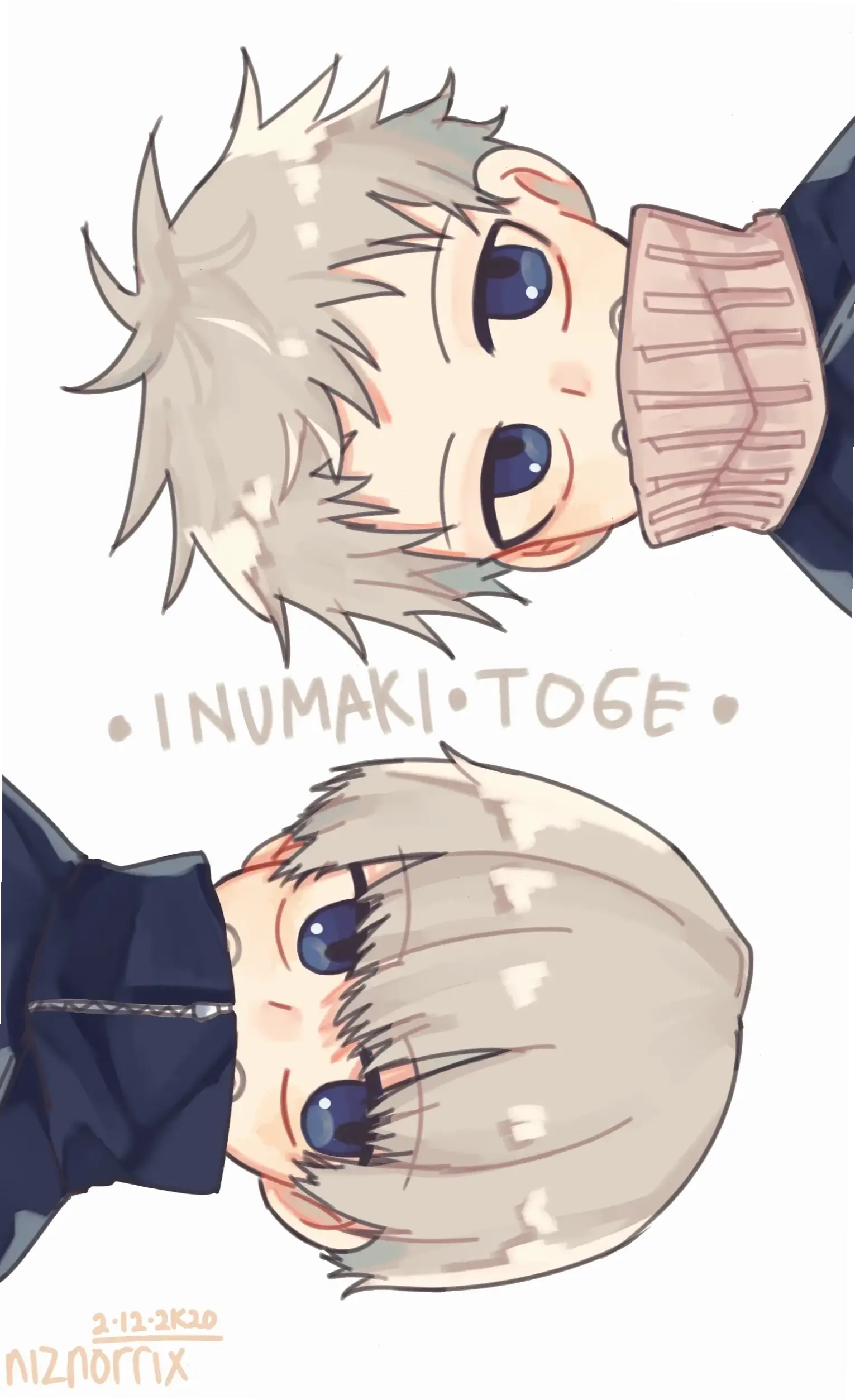 Toge Inumaki thật dễ thương với biểu cảm hài hước và sức mạnh ẩn giấu trong thế giới Jujutsu.