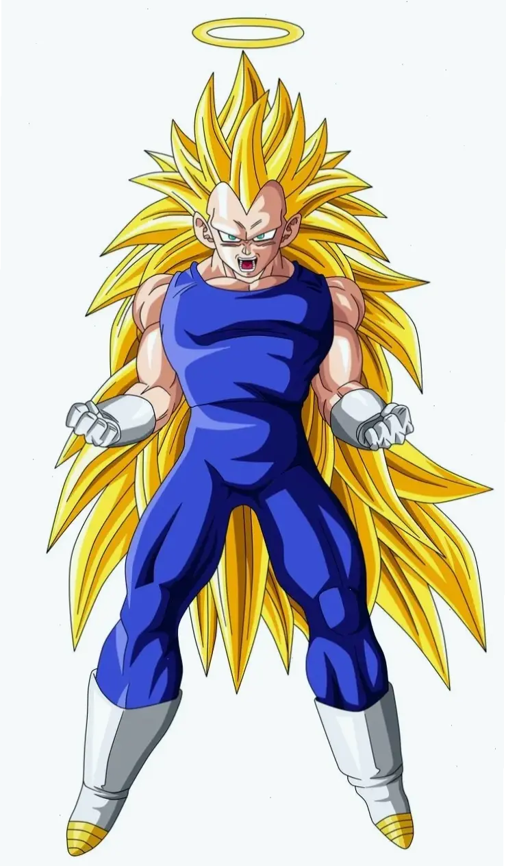 Vegeta Super Saiyan 3, phiên bản nâng cấp với sức mạnh kinh hoàng, sẵn sàng chinh phục mọi thử thách.