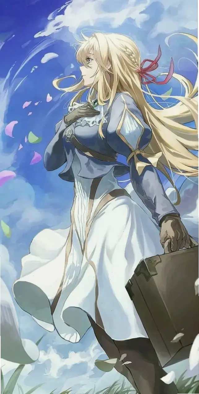 Violet Evergarden art với phong cách nghệ thuật độc đáo, truyền tải cảm xúc sâu sắc từ series anime nổi tiếng.