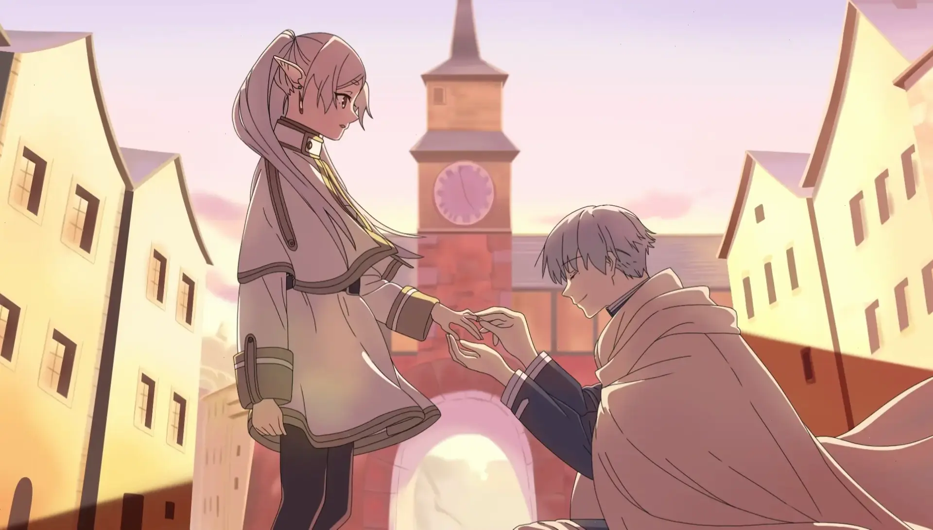 Wallpaper 4K Himmel đẹp mắt, biến màn hình của bạn thành thế giới huyền ảo từ Frieren.