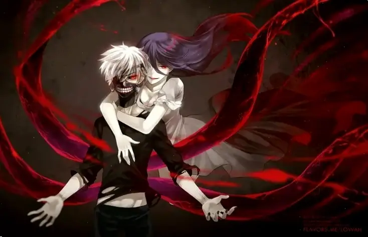 Wallpaper Rize Kamishiro: Hình nền chất lượng cao, giúp fan Tokyo Ghoul trang trí màn hình đầy ấn tượng.