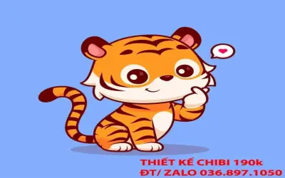 Khám Phá Ảnh Con Hổ Chibi Cute Độc Đáo Hấp Dẫn!