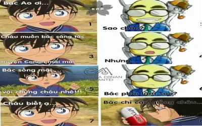 Khám Phá Avatar Conan Chế Hài Hước Độc Đáo! Nhấp Để Cười Nghiêng Ngả.
