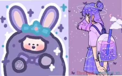 Khám Phá Avatar Tím Anime Lãng Mạn, Độc Nhất Và Hấp Dẫn!