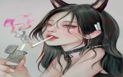 Khám Phá Avatar Nữ Hút Thuốc Anime Cute, độc nhất và hấp dẫn!