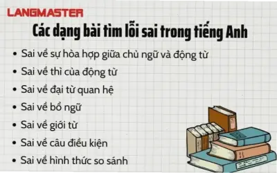 Bạn đang mắc lỗi tiếng Anh? Tìm và sửa ngay!