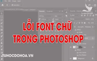 Hướng dẫn sửa lỗi font chữ Photoshop CS6 nhanh chóng!