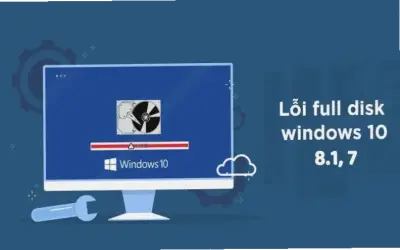 Hướng dẫn sửa lỗi full disk Windows 10 nhanh chóng!