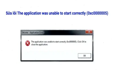 Cách Đơn Giản Sửa Lỗi Application Error Ngay Bây Giờ