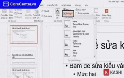Cách khắc phục lỗi font chữ PowerPoint khi tải về dễ dàng