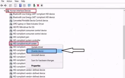 Cách tắt cảm ứng màn hình laptop chỉ trong 1 phút!