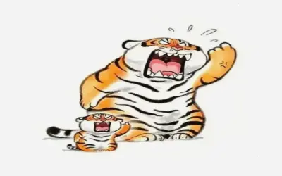 Xem Hình Ảnh Con Hổ Chibi Ngầu, Độc Nhất Và Hấp Dẫn!