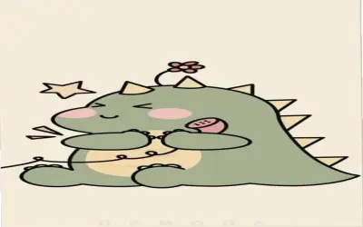 Khám phá Hình avatar khủng long chibi độc đáo, dễ thương!