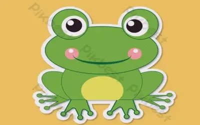 Khám Phá Hình Con Ếch Cartoon Dễ Thương, Độc Đáo Ngay!